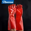 High Quality PVC Full Arm Dipped Gloves For Chemical Resistant
