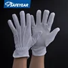 Plain White Cotton Glove for Inspection, Reusable White Cotton Gloves with Knit Wrist,Cotton Inspection Gloves