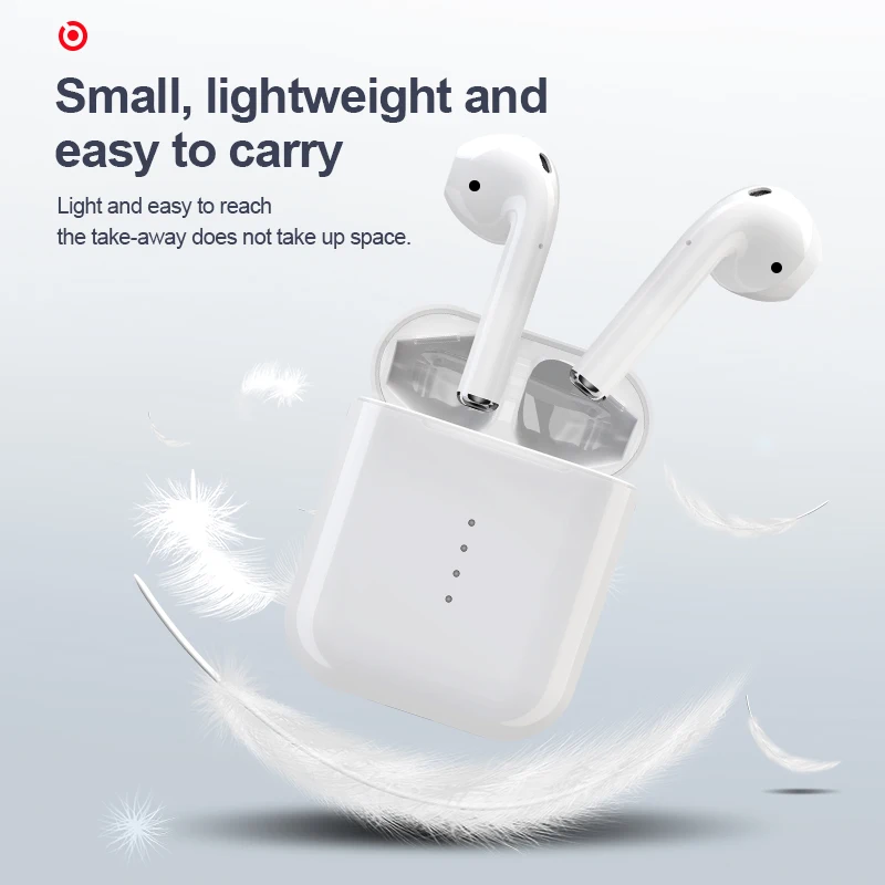 Air-pods tws New i10 tws wireless Bluetooth Earphones Double Ear Stereo Portable Head-phones - ANKUX.COM