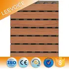 interior decorative wood grooved acoustical wall panel