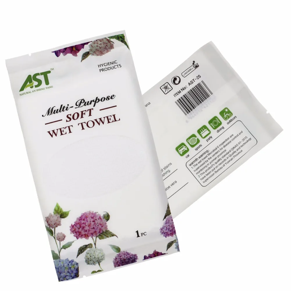 Hotel Wet napkins for hand sanitizing 