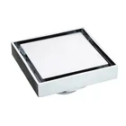 Sanitary ware square brass floor waste cover floor drain with tile insert