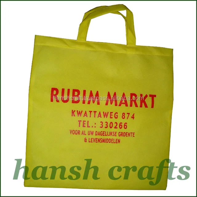 hot sale pp non woven bags handled promotional non woven bags