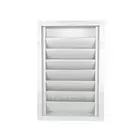 European horizontal shutter louver window
