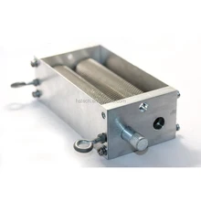 Hot sale 304 Stainless steel small 2 roller hand Homemade Grain Mill Roller for brewery crusher
