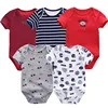 New Style Baby Clothes 2019 Short Sleeve 100%Cotton Baby Romper Cute Newborn Overalls