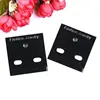 wholesale cheapest black color card customized earring card jewelry hangtag paper card yiwu Zhejiang