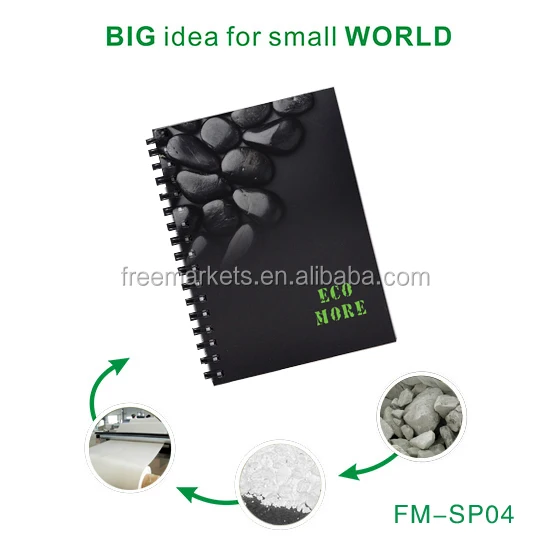 book water proof note book eco friendly stationery eco gifts