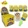 Manufacture for hot sale minion egg toy with chocolate biscuit chocolate eggs