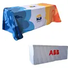 Cheap Fancy Custom Printing Table Cloth For Trade Show , Exhibition , DIsplay, Sports