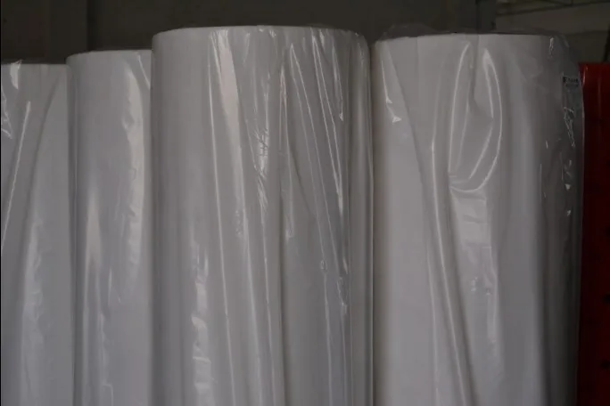 Cross lapping 80% polyester 20% viscose nonwoven fabric