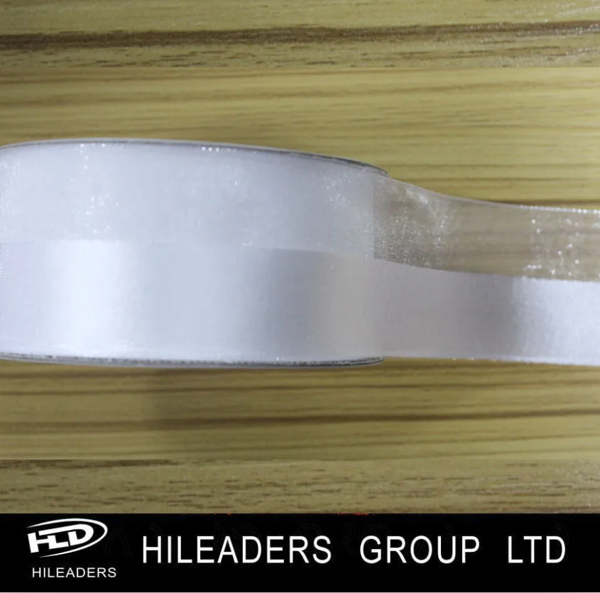 BS28 New Design Half Satin Half Organza Ribbon (1)