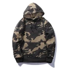 OEM Custom Men Hooded Pullover Sports Gym Winter Warm Sweatshirts Camo Fleece Hoodies Factory Wholesale