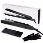 Custom flat iron private label LCD wide plate Korea hair straightener wholesale