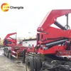 hydraulic container crane side lifting self load semi Trailer