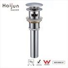Haijun Hot Sale Anti-Odor Chrome Plated Bathroom Water Sink Overflow Drain