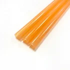 plastic pvc orange color pipe polyethylene plastic tube for sheath