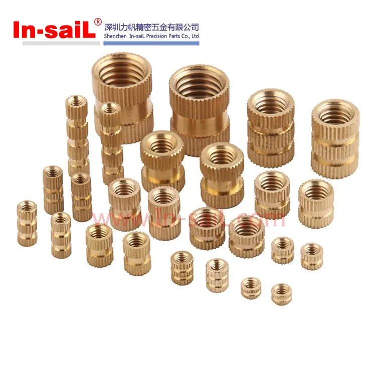 Heat Staking threaded insert nut,m4 thread insert brass nut, View m5