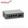 High Power 1310 or 1550 4 Port Industrial Poe Ethernet Switch