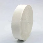 White Double face 100% Polyester satin garment cloths labels for Printing