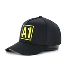 Custom black baseball caps mesh 5 panel embroidery baseball cap