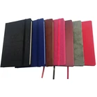 promote A5 PU leather cream paper notebook/journal/planner/agenda book