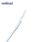 All silicone foley catheter with tiemann tip or coude tip