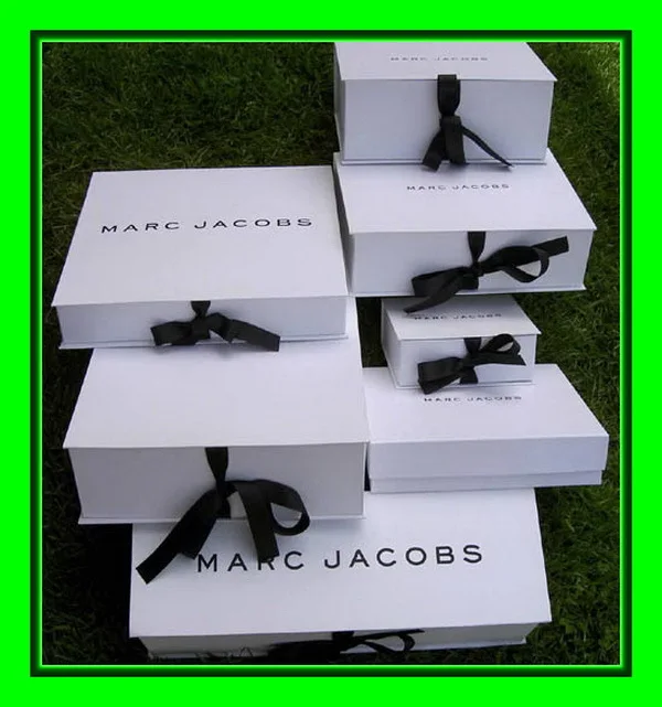 ribbon tie cute design printed cardboard gift paper box for