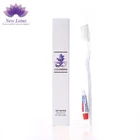 Free sample bulk pack hotel amenities toothbrush set for adult