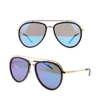 Wholesale Custom Logo Sun glasses Promotional Fashion Metal Sunglasses
