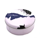 Custom Design Fancy Look Cookie Tins Pink Color Metal Tin Box for Cookies