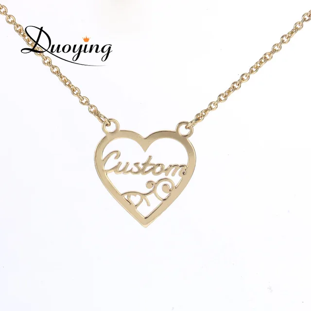 personalized love custom name necklace romantic anniversary gift