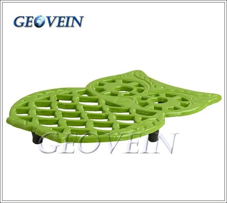 Heat Resistant Cast Iron Kitchen Table Mats / Pot Holder Stand