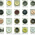 Gold Black 10mm 2-Holes Round Custom Metal Shirt Buttons For Clothing