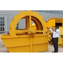 Wheel bucket sand washer machine for sand crusher line