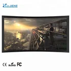 Aluminum Frame Curved Screen Cinema Silver Projection Screen Foldable 4k HD Fixed Frame Projector Screen