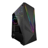 The latest hot NEWEST dynamic design cpu cover computer cases chassis cabinet with ARGB strip
