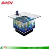 Home decoration transparent acrylic fish 25 gallon aquarium tank and coffee table top