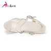 China Wholesale Transparent ladies PU Material Lady Platform Sandals High Heels Shoes palm sandal