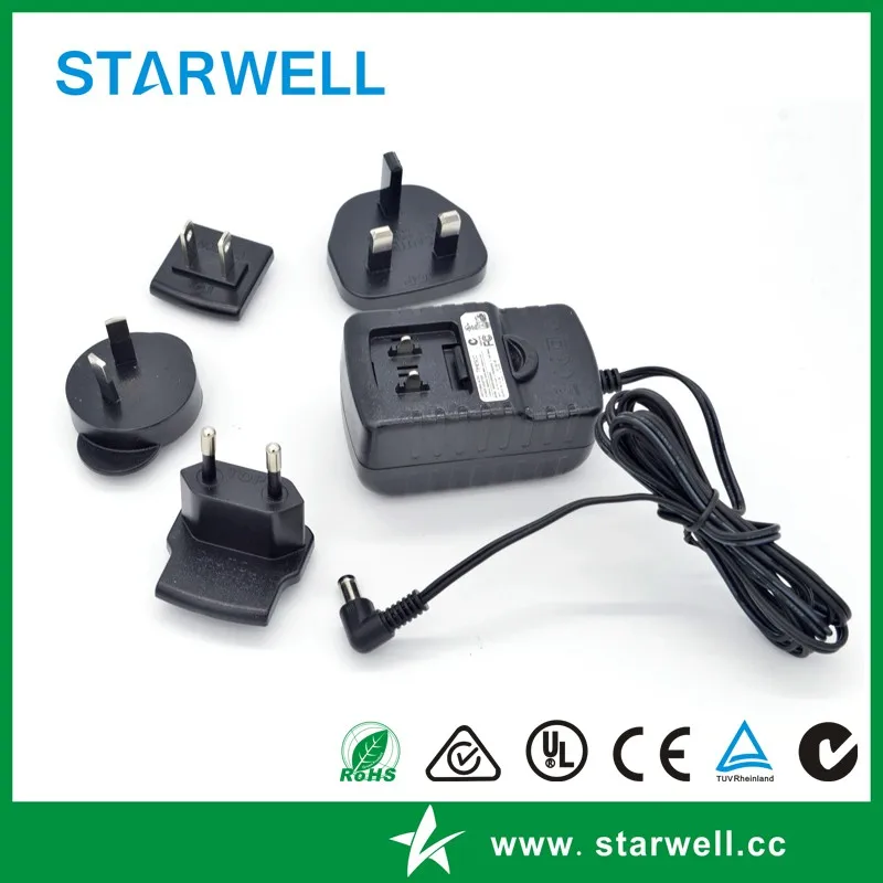 12v Ac Adapter With 0.5a 1a 1.5a 2.0a 2.5a 3a Dc Output Wall Plug In