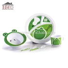 China Supplier Plastic Melamine 5 PCs Kids Dinner Set
