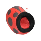 Hot selling high quality linen plush car new products design pet cot bed