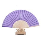 newly custom bamboo hand held fans advertising gift promotional