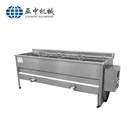 Industrial gas snacks potato chips batch deep fryer