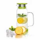 BLJOE07 47oz Borosilicate Glass Water Carafe Pitcher with Infuser