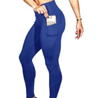 2019 Sportswear Fitness Active Wear Ladies Yoga Pants Leggings Tummy Control Tight yoga pants for women with pocket