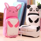 High Quality Cute Panda Rabbit Animal Pencil Case for Kids