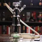 New design wholesale glass material shisha hookah