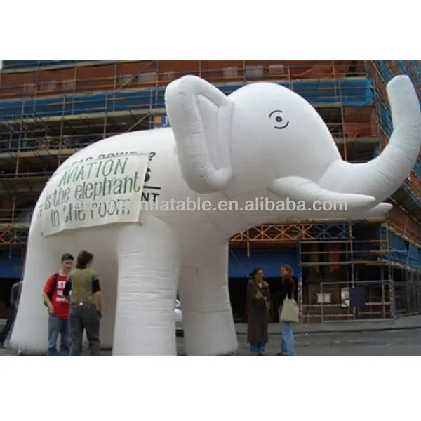 XDCA30 géant gonflable éléphant blanc