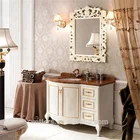 Homebase solid wood modern country style bathroom vanity cabinet WTS267